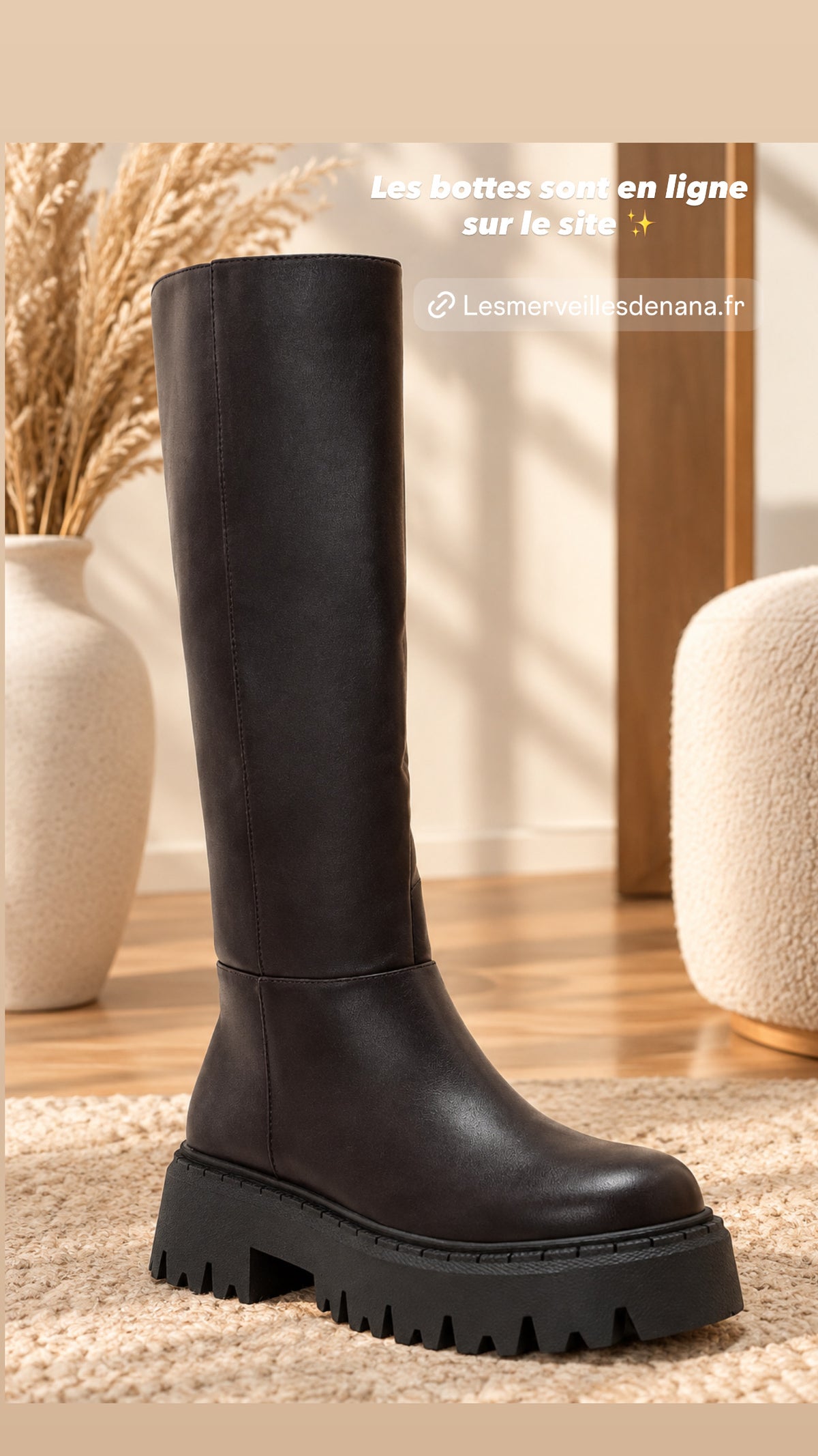 Bottes haute plateforme