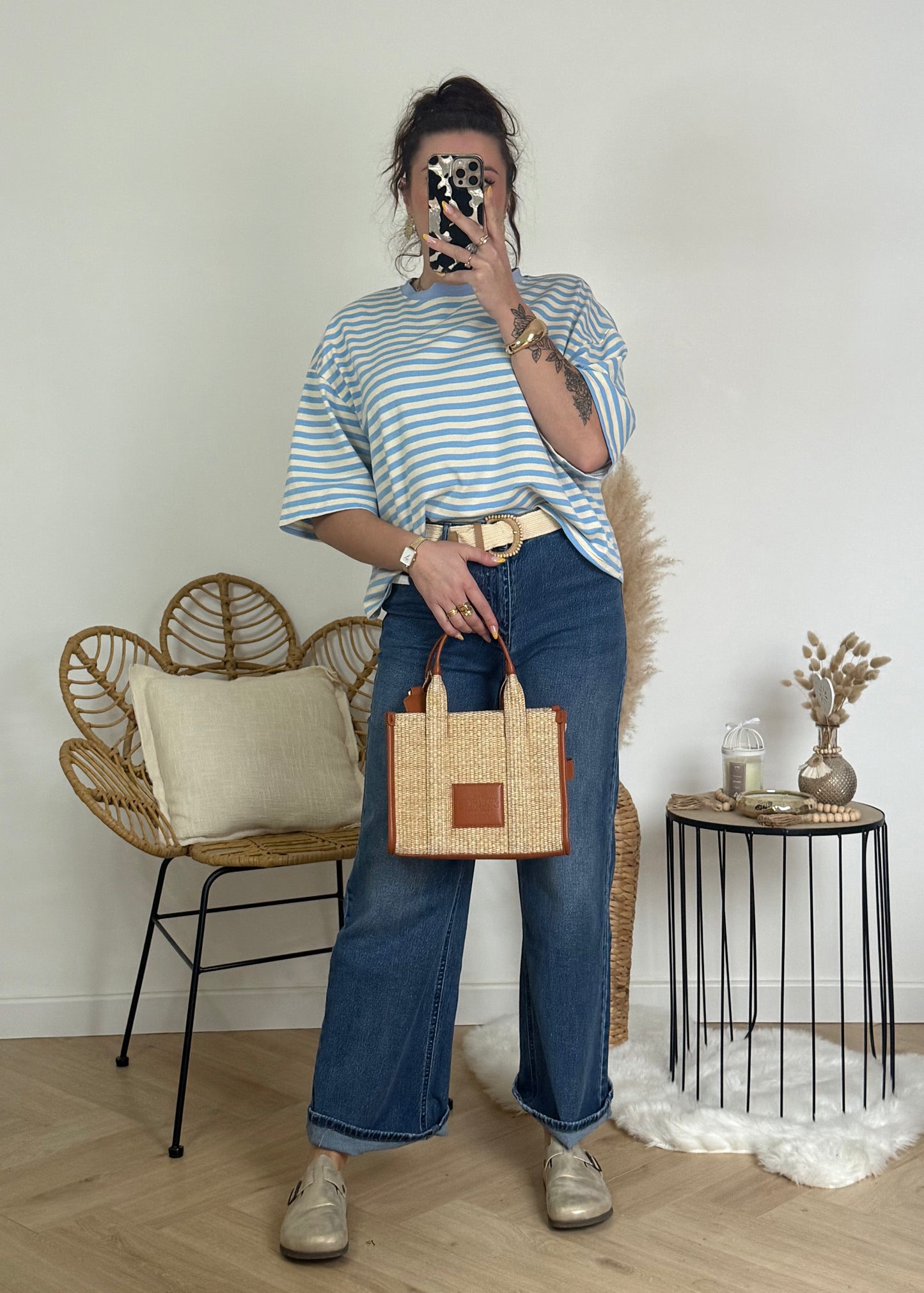 JEANS WIDELEG COUPE DROITE