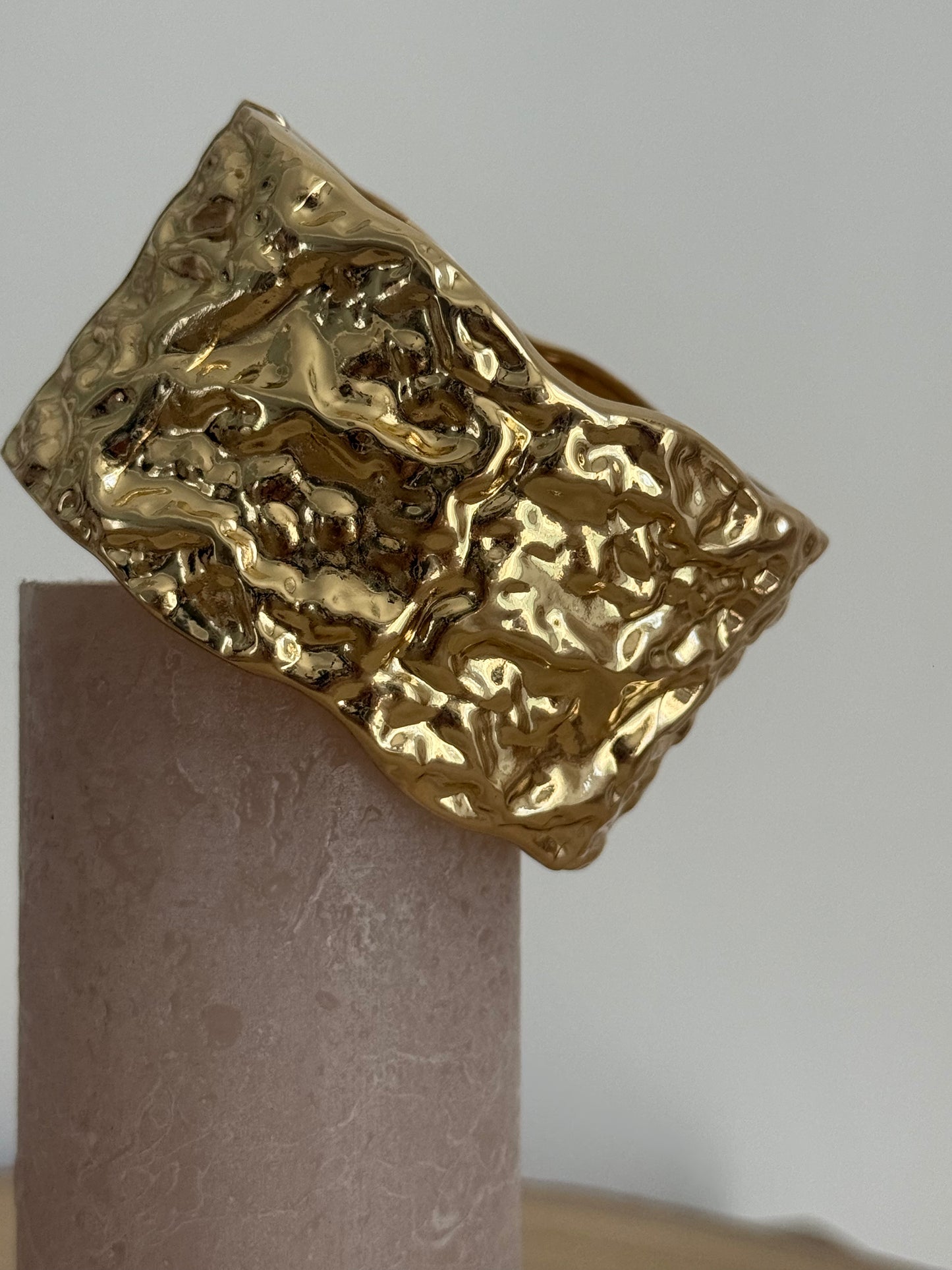 BRACELET JONC EFFET FROISSÉ