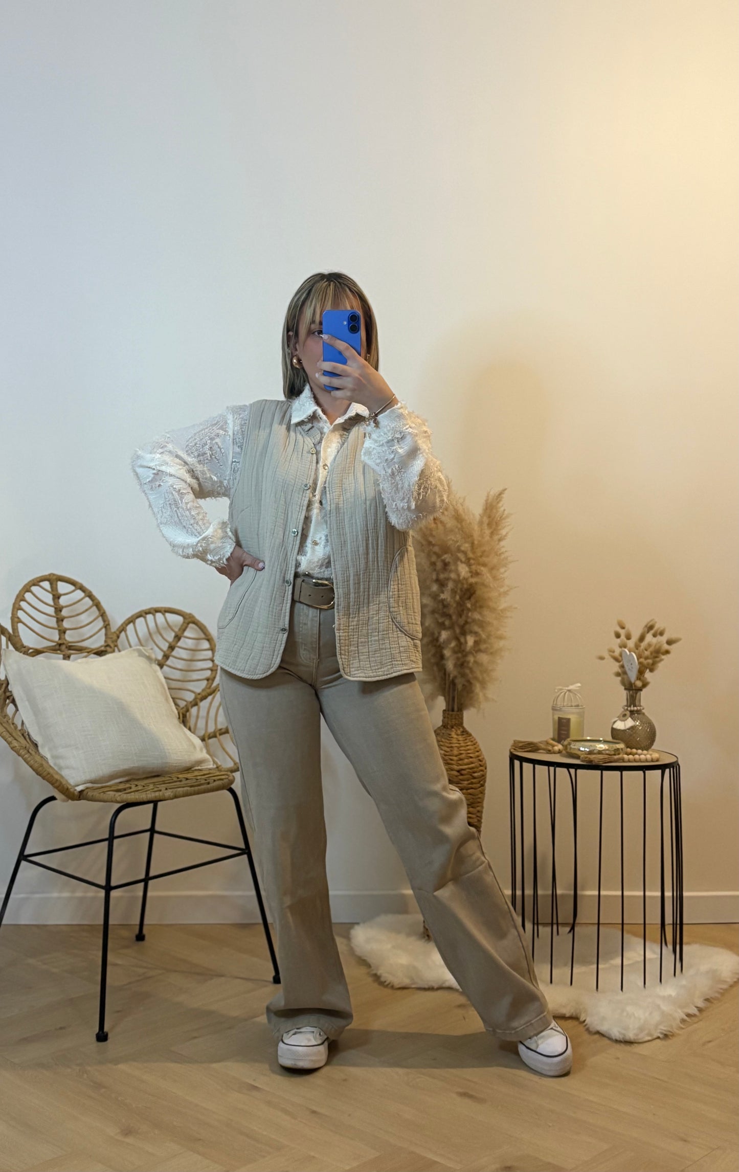 CHEMISE EFFET DÉCHIRÉ