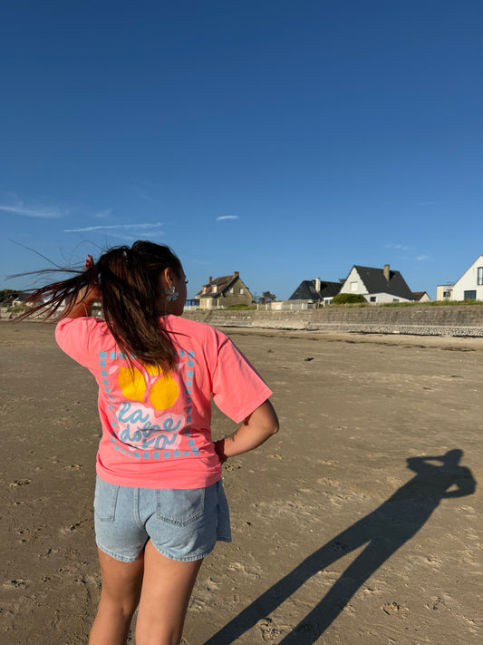 T-shirt Dolce Vita saumon fluo