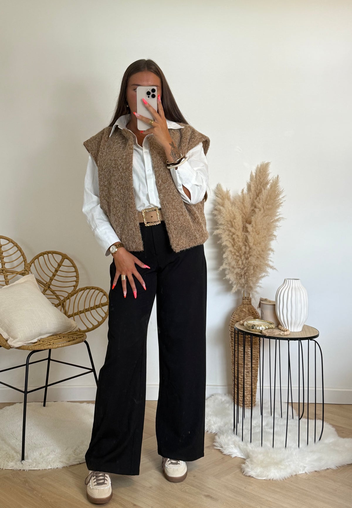 Gilet sans manches boucle