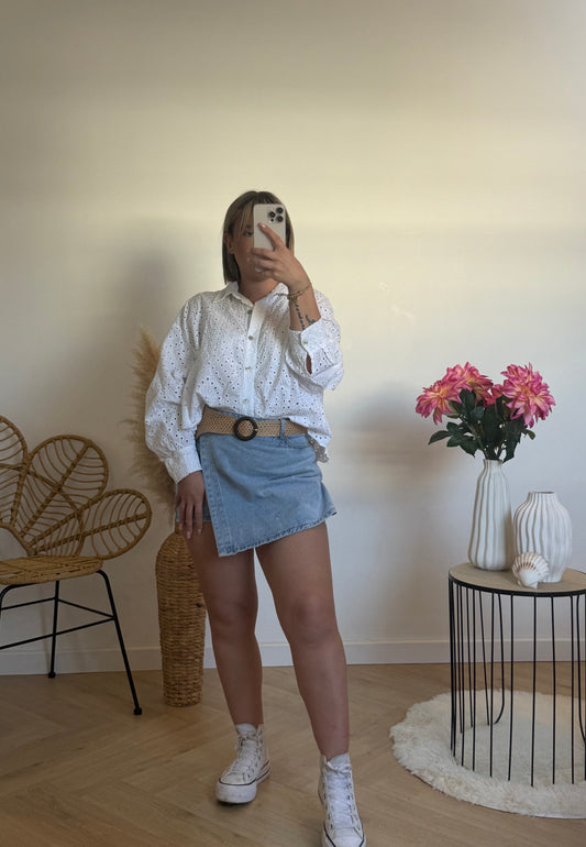 Chemise broderie anglaise