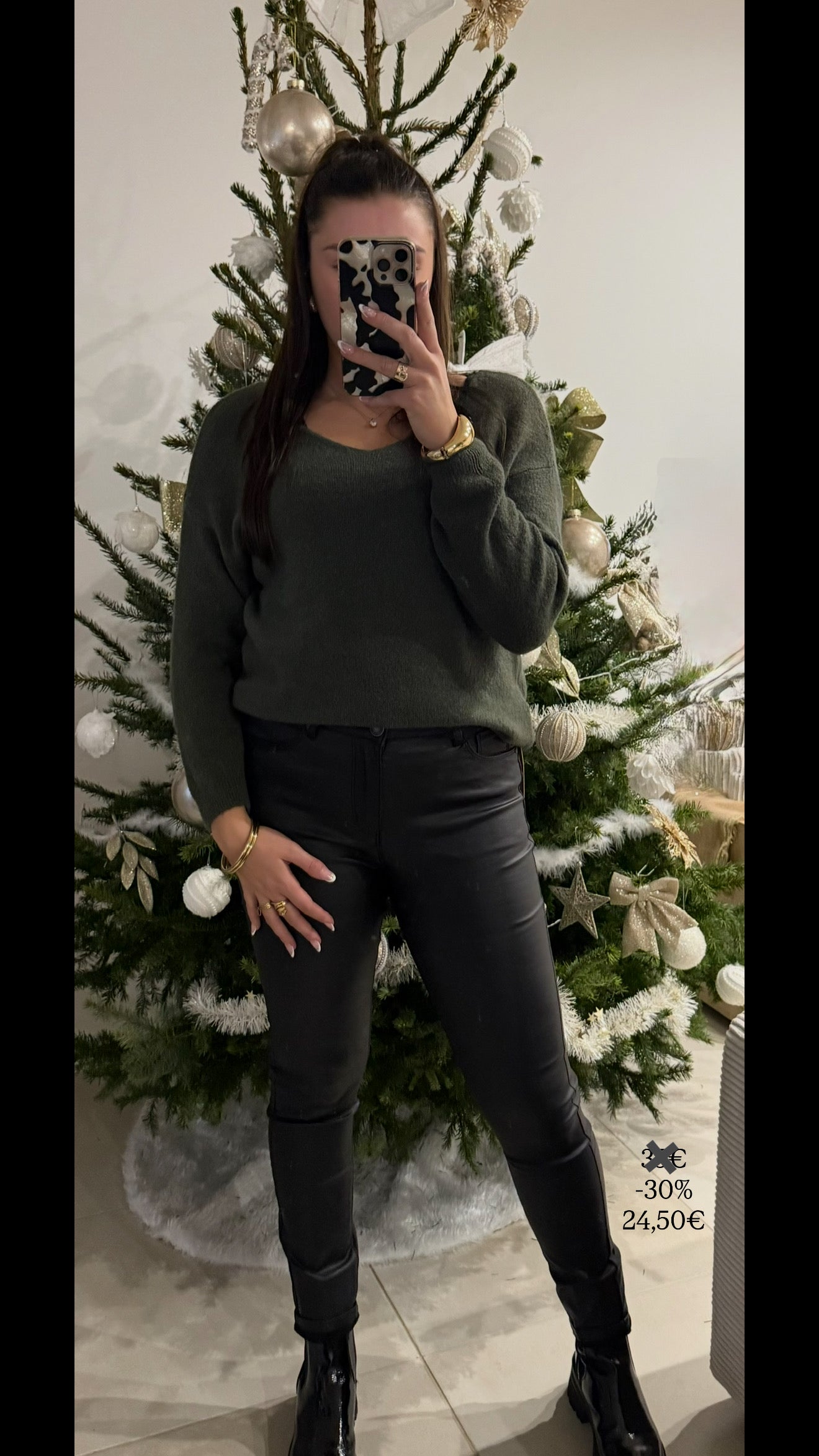 PULL COL V DOUX