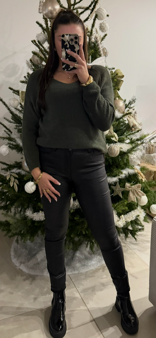 PANTALON SIMILI CUIR SKINNY