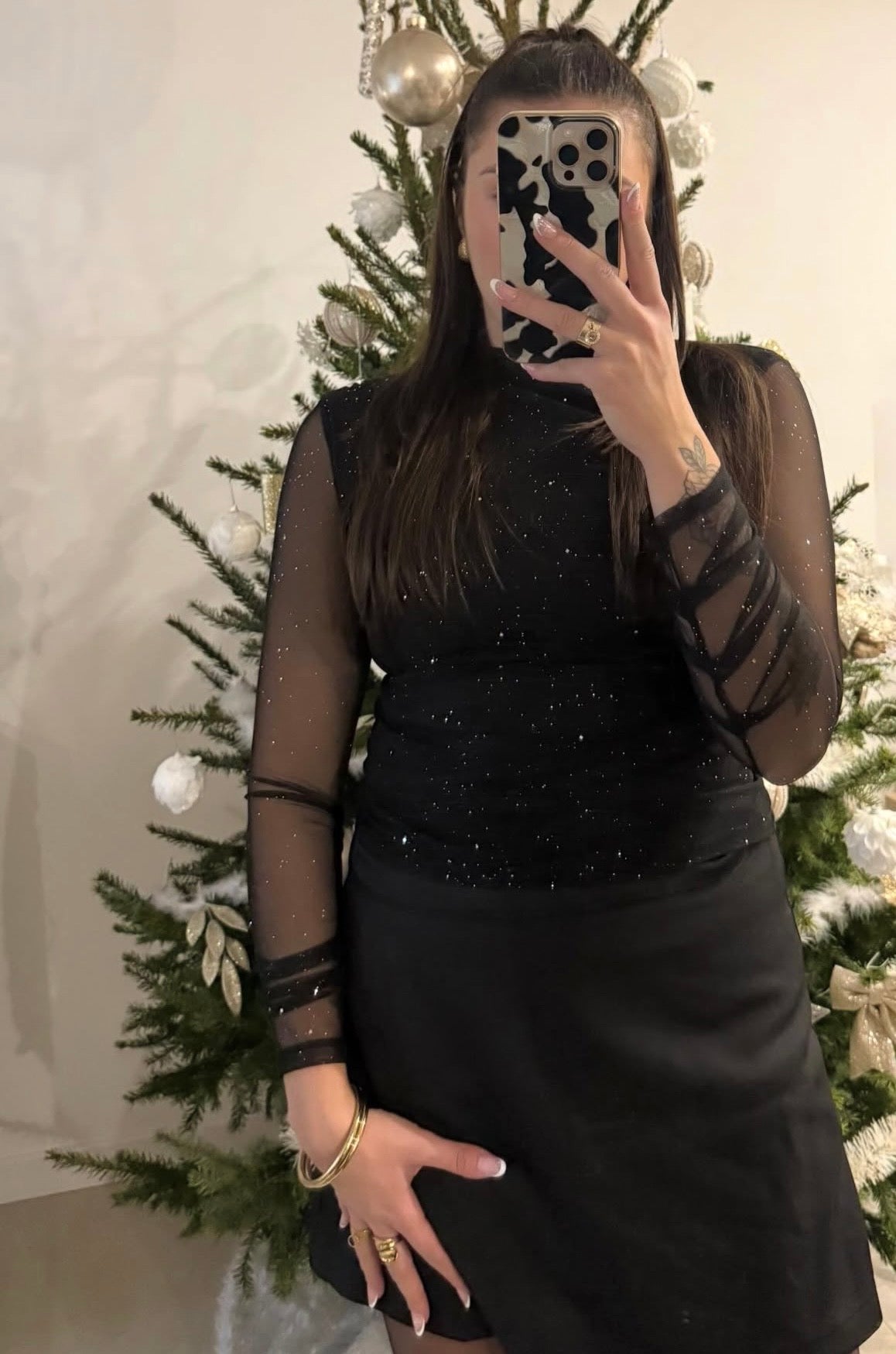 TOP EN TULLE PAILLETÉ