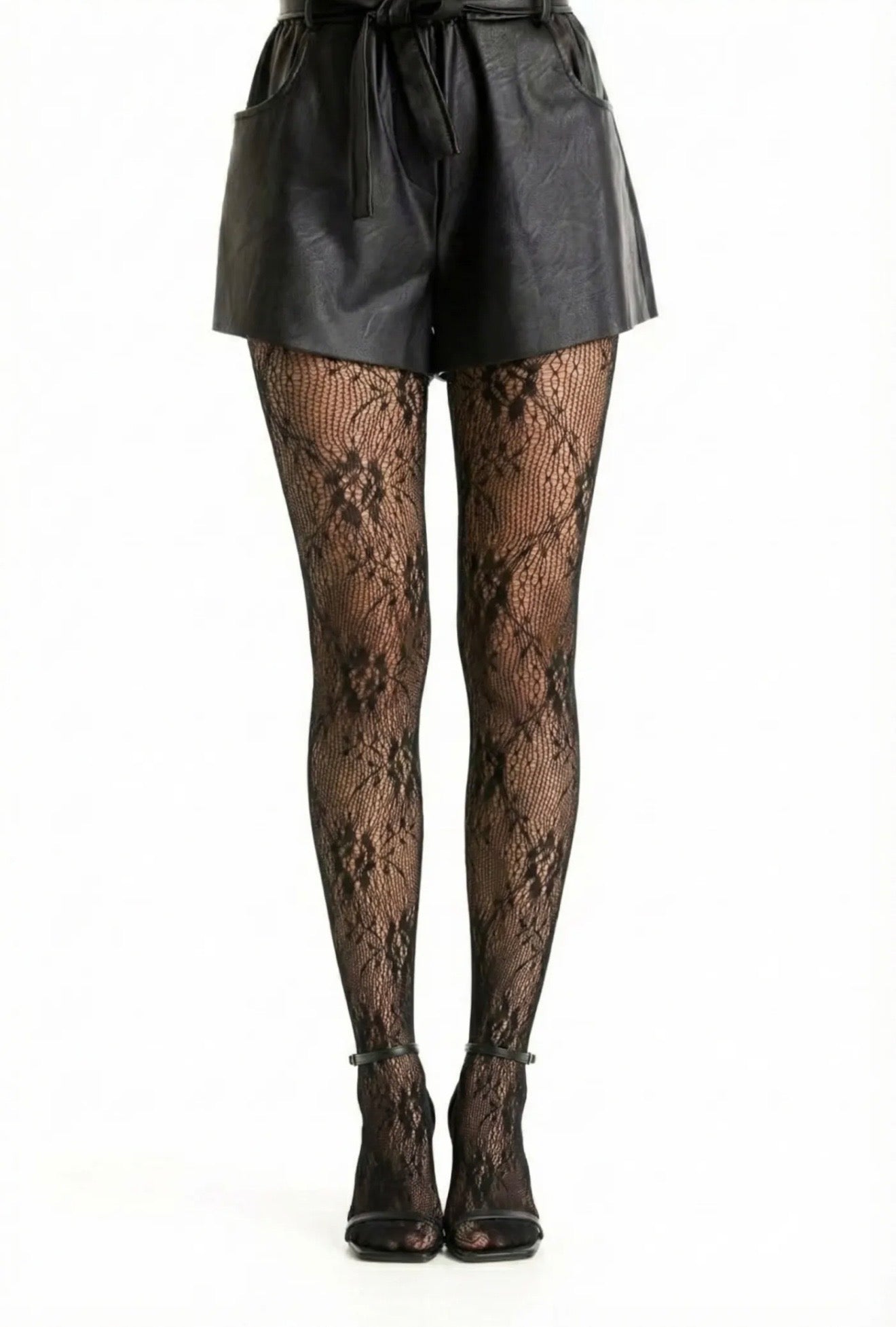 COLLANT DENTELLE PETITE TAILLE