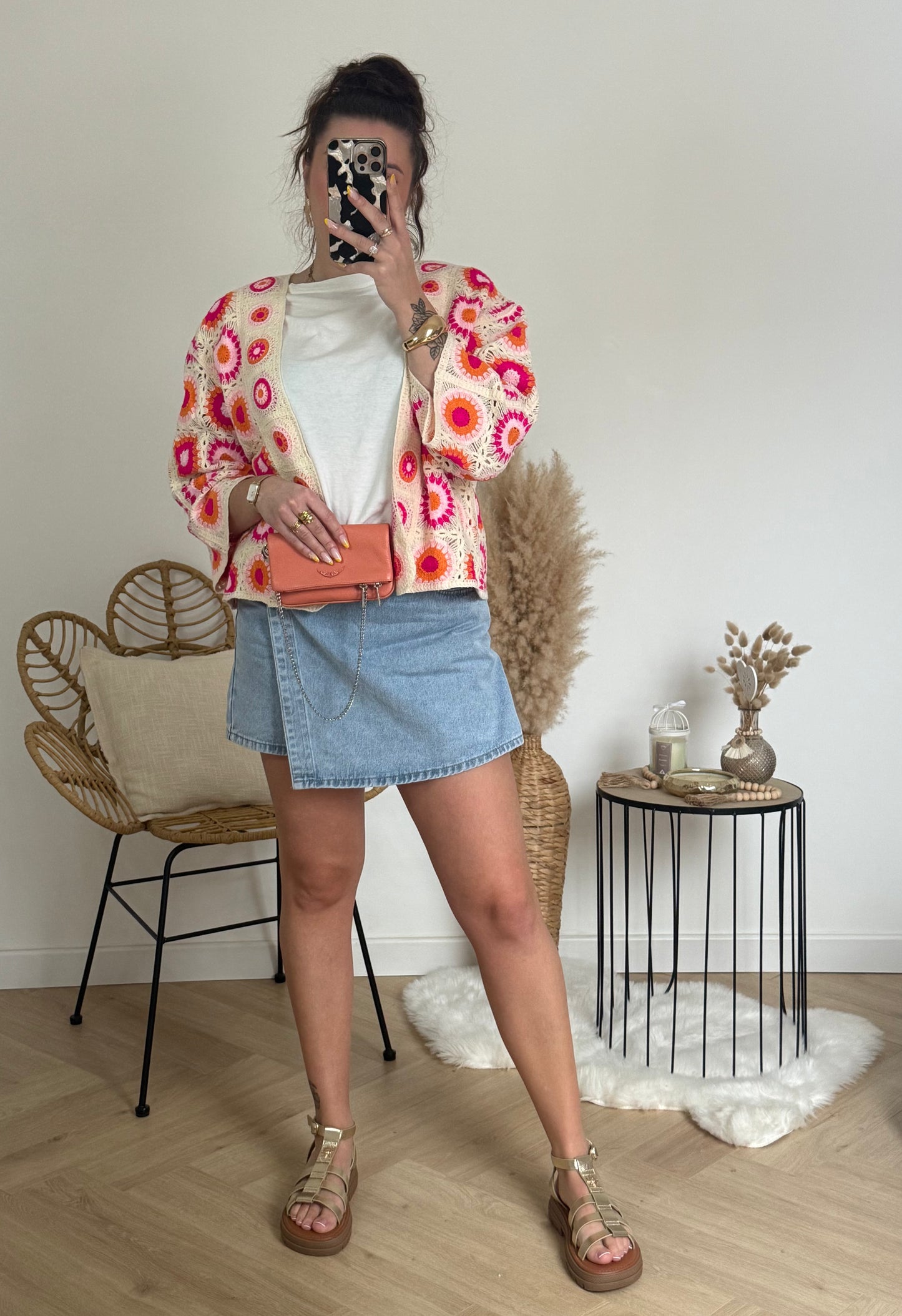 JUPE-SHORT EN JEANS