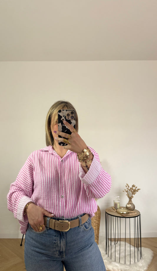 CHEMISE GAZE DE COTON