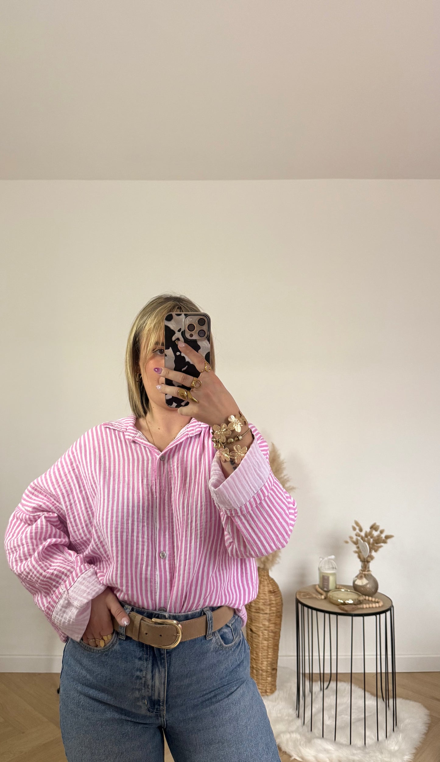 CHEMISE GAZE DE COTON