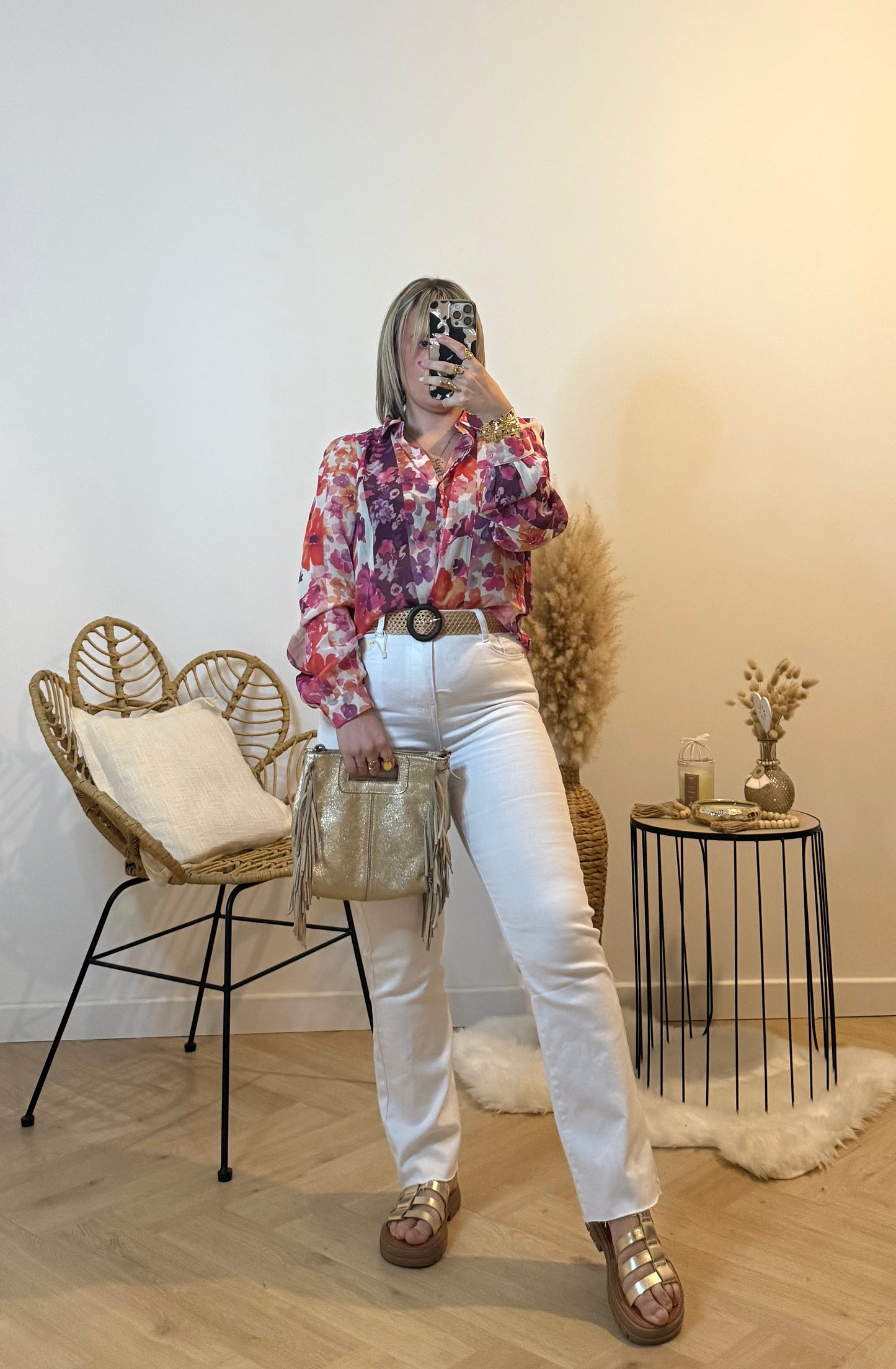 CHEMISE FLEURIE