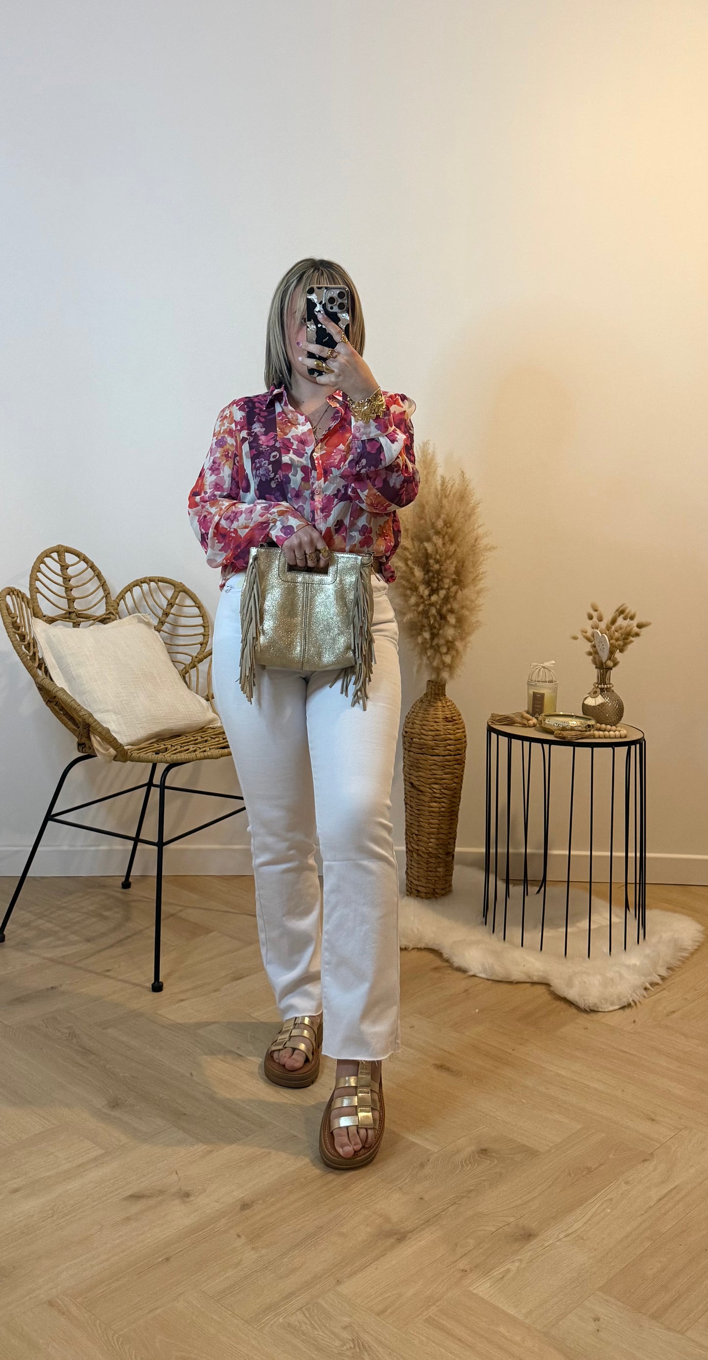 CHEMISE FLEURIE