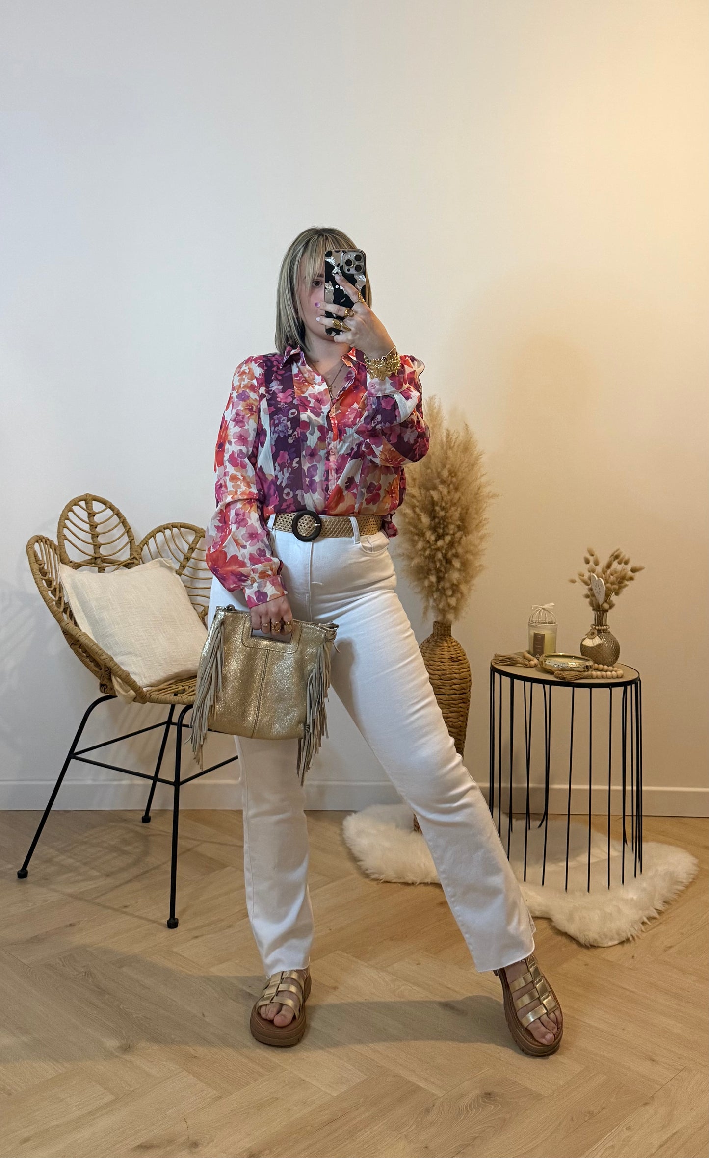 CHEMISE FLEURIE