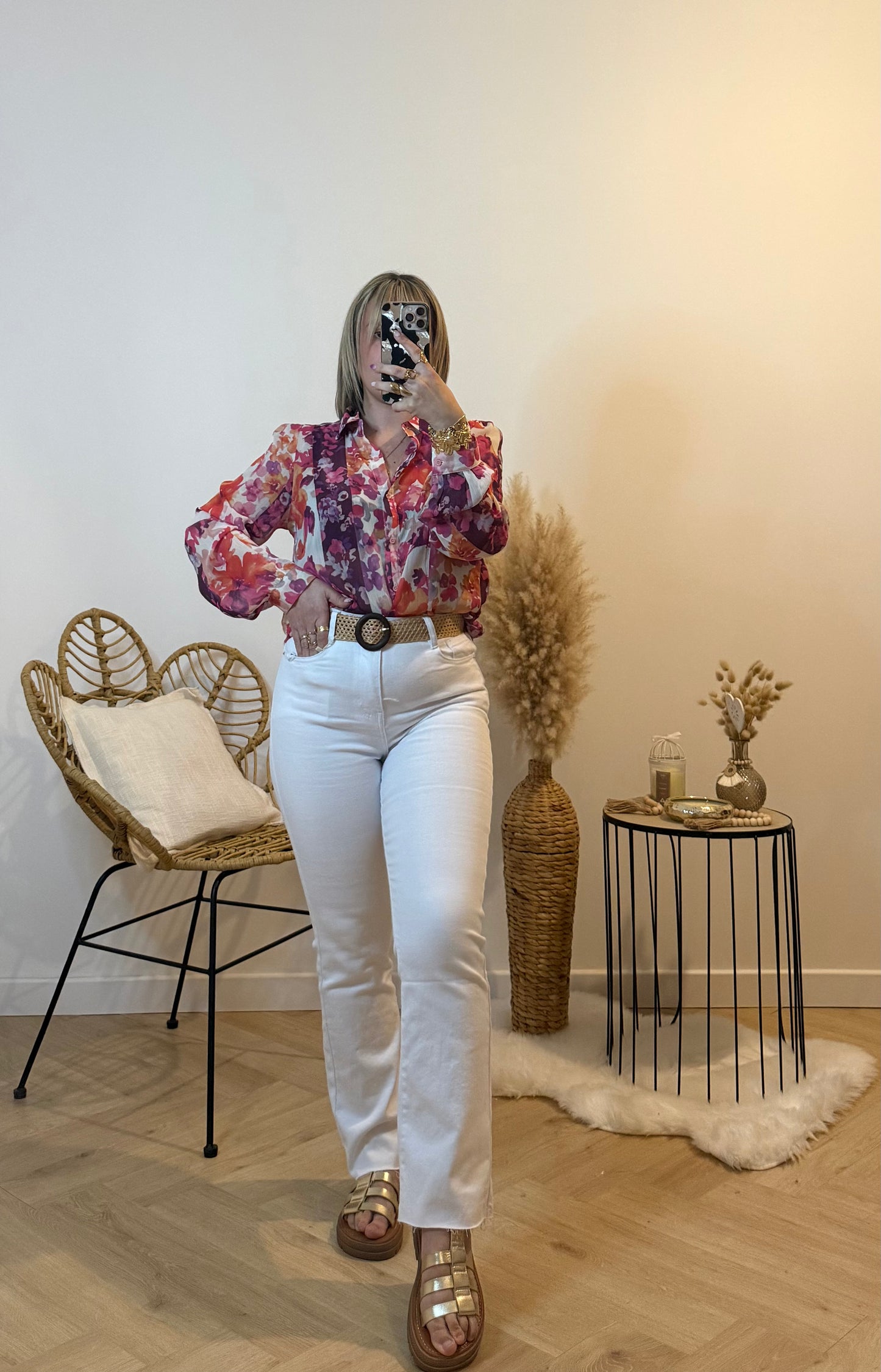 CHEMISE FLEURIE
