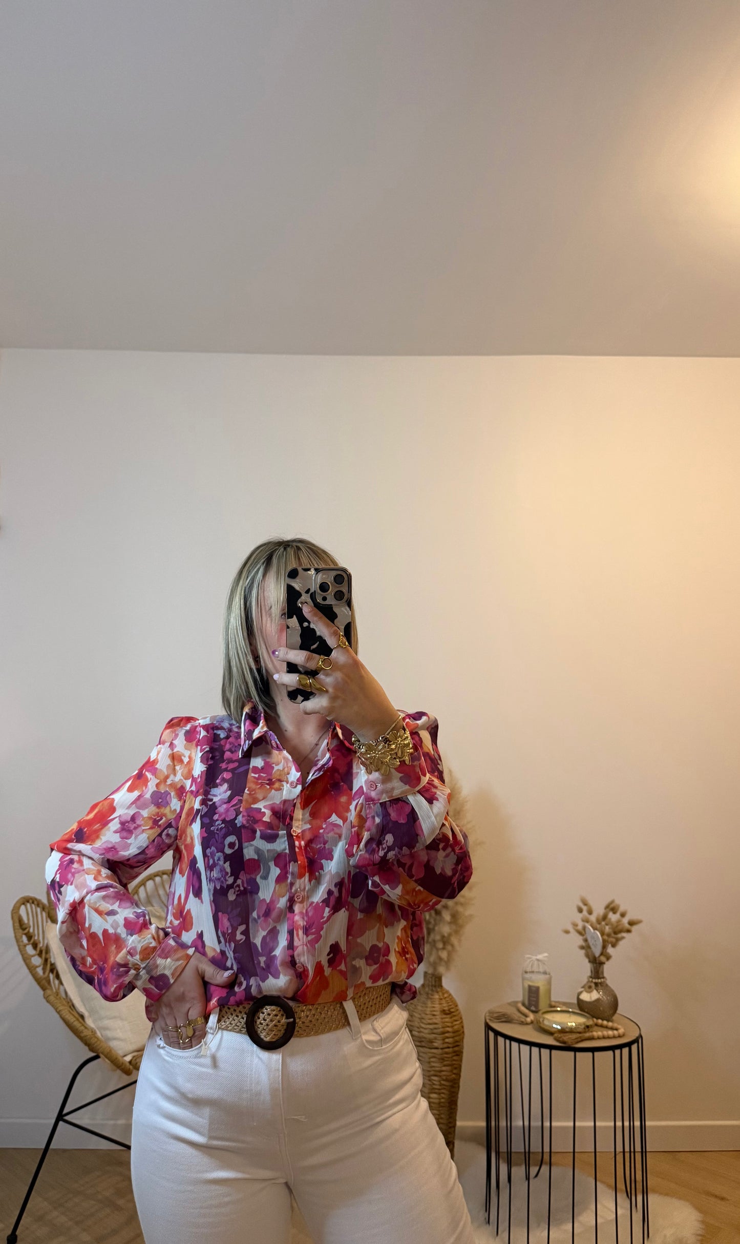 CHEMISE FLEURIE