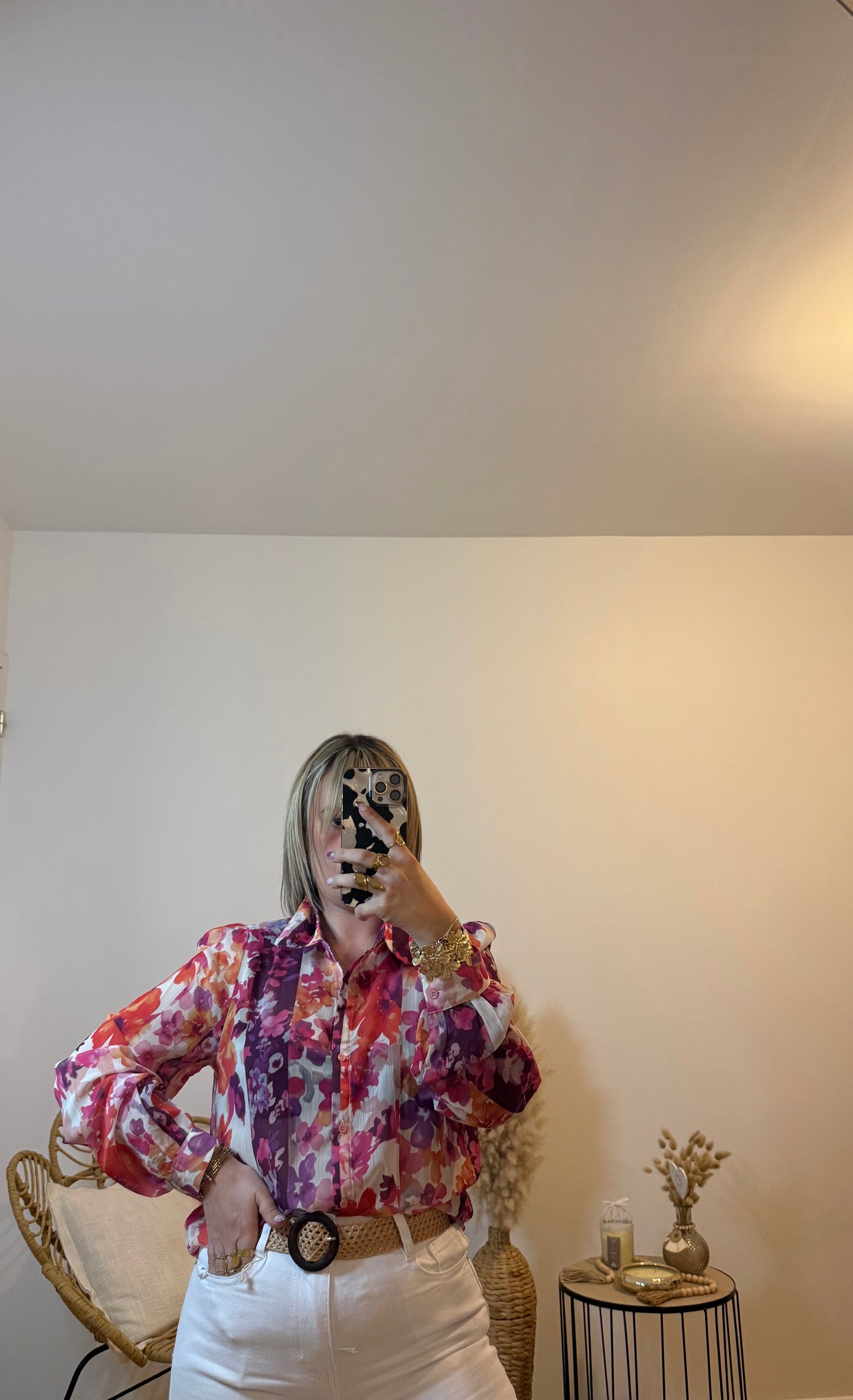 CHEMISE FLEURIE