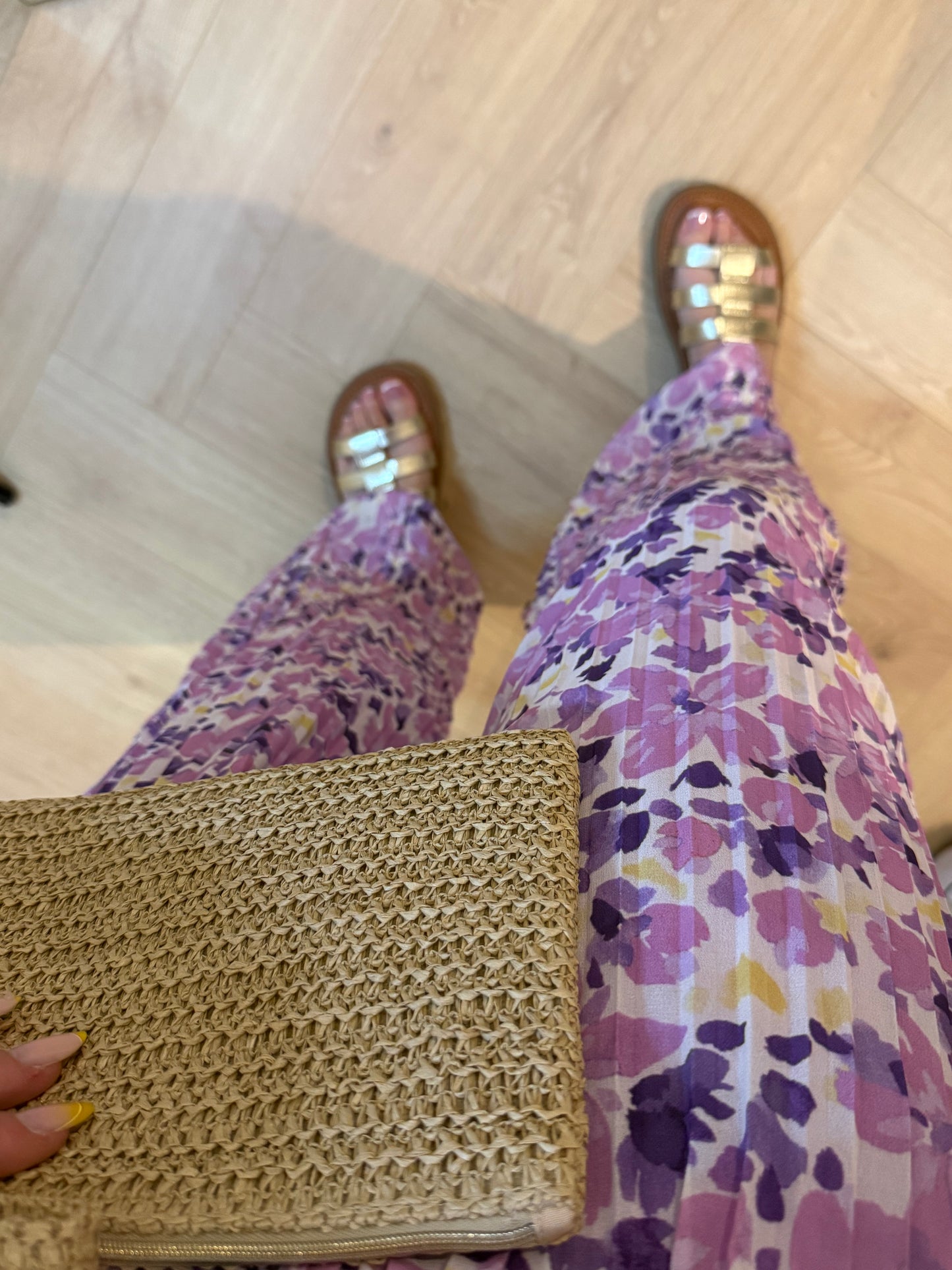 PANTALON FLUIDE FLEURIE