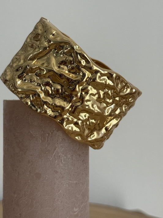 BRACELET JONC EFFET FROISSÉ