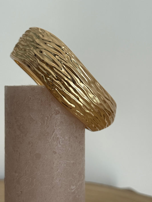 BRACELET JONC EFFET RAYÉ