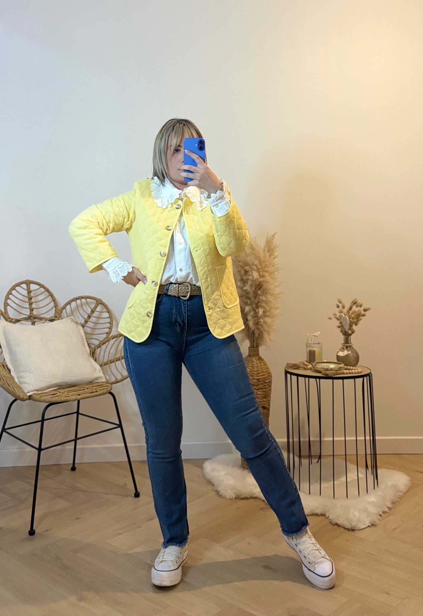 JEANS FLARED GRANDE TAILLE