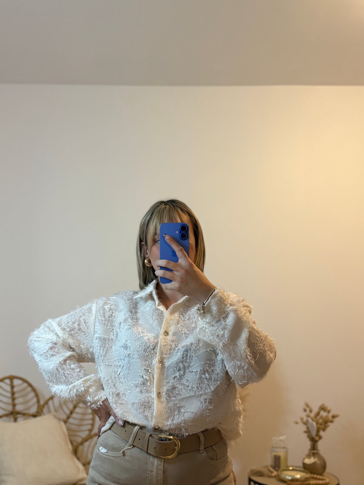 CHEMISE EFFET DÉCHIRÉ