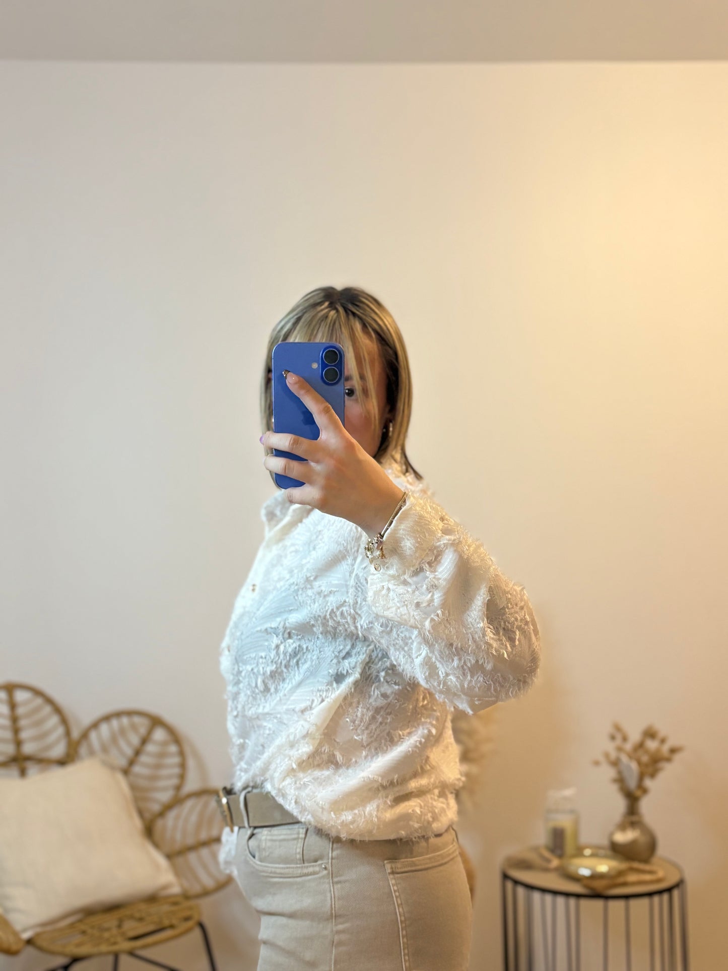 CHEMISE EFFET DÉCHIRÉ